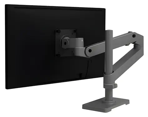 Ergotron LX Pro höherer Bügel grau / Schreibtischarm für LCD-Bildschirme