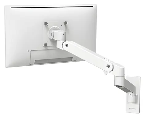 Ergotron LX Pro Wandmonitorarm weiß / Flexibler Wandmonitorarm