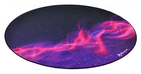 Arozzi ZONA Runde Bodenschutzmatte Lila Galaxy / Schützende Bodenschutzmatte / rund / Lila Galaxy -Design