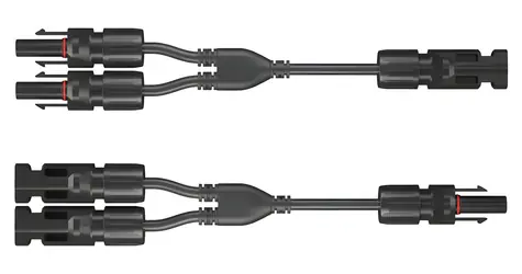 DJI Power MC4 / Parallelkabel / Photovoltaikmodule / 30 cm