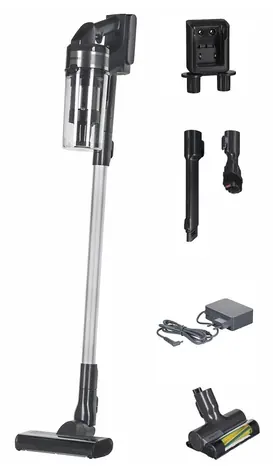 Samsung Jet Pet VS15A60AGR5 silber / Akku-Stielstaubsauger / 21,6 V / 40 Min. / 0,8 l