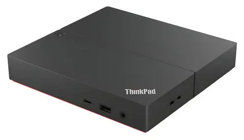 Lenovo ThinkSmart Dock schwarz / Dockingstation / HDMI + DP / 3x USB-A + USB-C / RJ-45