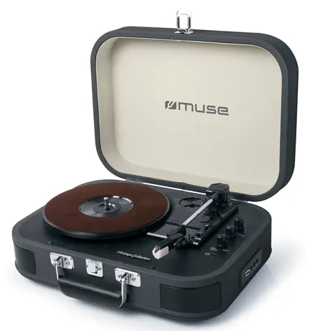 Muse MT-201 DG schwarz/creme / Plattenspieler