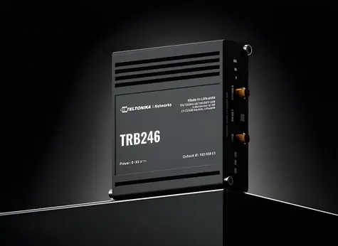 Teltonika TRB246 / Industrielles IoT-Gateway / LTE Cat 4 / RS232/RS485 / Dual-SIM / Ethernet