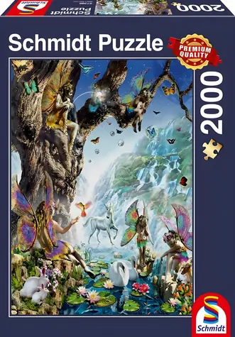 Schmidt Puzzle Im Tal der Wasserfeen / 2000 Teile / ab 12 Jahren