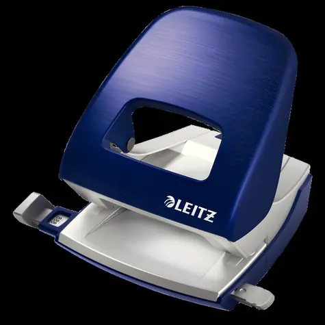 Leitz NeXXt STYLE 5006 Titanblau / Locher / Metall / bis zu 30 Blatt / A4, A5, A6 / 10 Jahre Garantie
