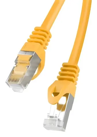 Lanberg CAT6 1 m gelb / Patchkabel / FTP / RJ45-RJ45 / Fluke-geprüft