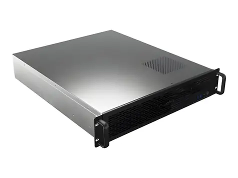 Lanberg SC01-5202-12B / Servergehäuse / 19" / 2U / ATX / Micro-ATX / Mini-ITX / SSI CEB