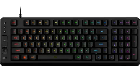 HyperX Eve 1800 schwarz / Gaming-Tastatur / Membran / RGB / USB-A / US-Layout