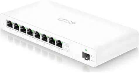 Ubiquiti UISP Router Pro / Router / 8x GbE RJ45 PoE-Ausgang / 1x SFP / 110W PoE-Budget