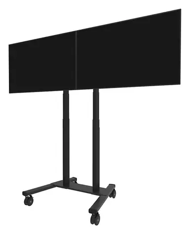 Neomounts MOVE ADM-875BL2 schwarz / Adapter für 2 Monitore / 42-65" / VESA 100x100-800x400 / Tragkraft 40 kg/Monitor