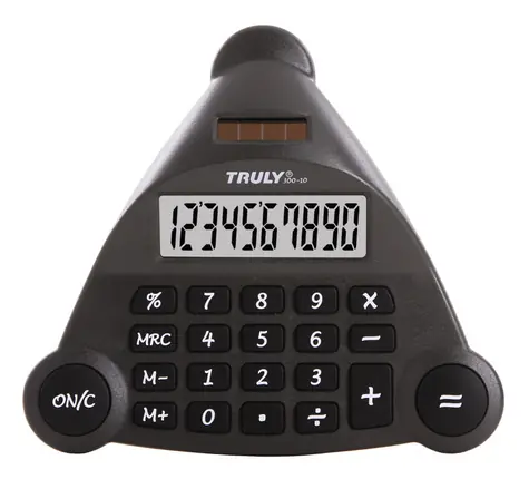 Truly 300-10 / Taschenrechner / Desktop / 10-stellig / Solar- und Batteriebetrieb