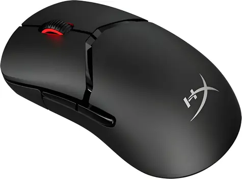 HyperX Pulsefire Saga Pro schwarz / Gaming-Maus / Optisch / Kabellos (USB + Bluetooth) / 26000 DPI / 6 Tasten