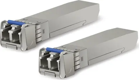 Ubiquiti SFP+ optisches Modul, Single-Mode, 2er-Set / Optisches Modul / 10 Gbit/s / 2x LC / 10 km
