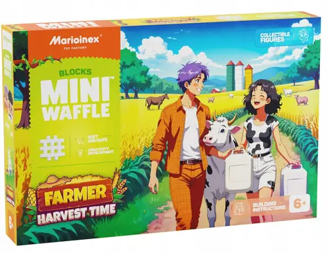 MARIOINEX Waffel-Ernte-Set / 102 Teile