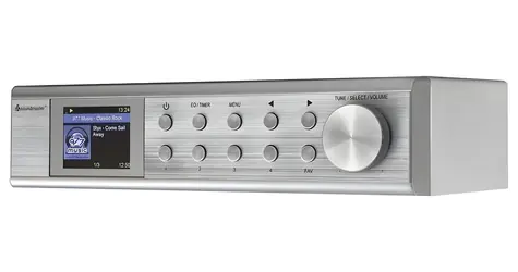 Soundmaster IR1500SI silber / Küchenradio / DAB+ / FM / Bluetooth / WLAN / 2"-LCD