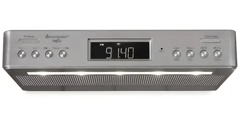 Soundmaster UR2045SI silber / Küchenradio / DAB+ / Bluetooth / RDS / Dualwecker