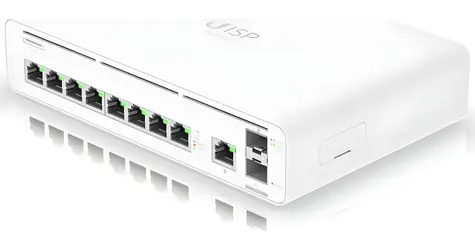 Ubiquiti UISP-Konsole / Router / 9× GbE RJ45 / 2× 10G SFP+ / UISP-Anwendung / Rackmontage