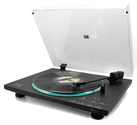 Soundmaster PL860SW Elite Line schwarz / Plattenspieler / Magnetisches Tonabnehmersystem / Bluetooth