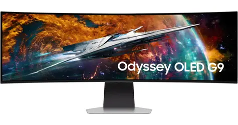 49" Samsung Odyssey G9 OLED LS49CG954SUXEN Silber / Monitor / OLED / 5120 x 1440 / 240 Hz / DisplayHDR400 / WLAN / Bluetooth