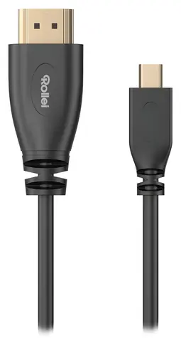 Rollei / Micro-HDMI-Kabel - HDMI 2.0 / 1,8 m