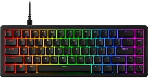 HyperX Origins 2 65 Schwarz / Gaming-Tastatur / Mechanisch / RGB / US / USB-A