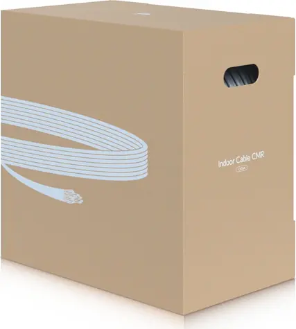 Ubiquiti UniFi Cable C6A CMR 305m weiß / Installationskabel / Cat6A / UTP / AWG23