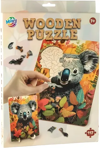 MOXY Outline Puzzle Koala / 117 Teile
