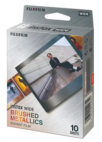 Fujifilm Instax Wide Brushed Metal / Sofortbildfilm