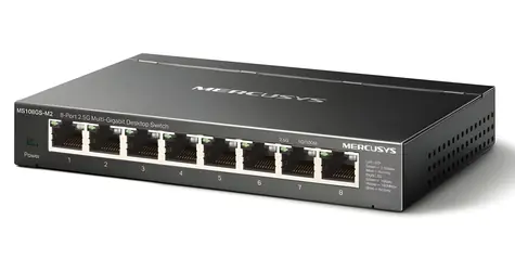 Mercusys MS108GS-M2 / 8-Port-Switch / 2,5 Gbit/s / Desktop / lüfterlos