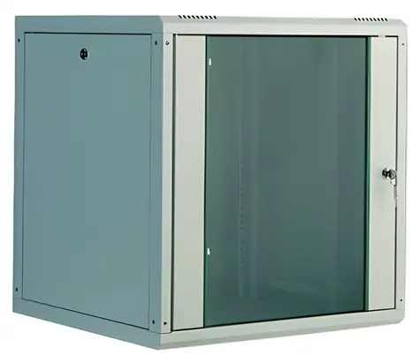 Digitus Unique 12U grau / Wandmontage-Rack / 19" / 643x600x450 mm / RAL 7035