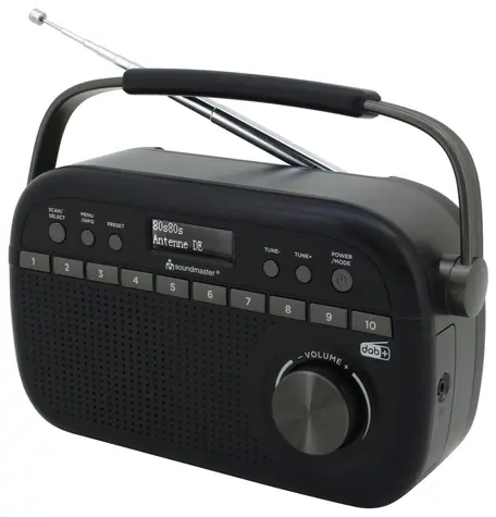 Soundmaster DAB280SW schwarz / Radio / DAB+ / FM / RDS / Wecker