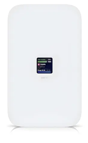 Ubiquiti UniFi 5G Max / Router / 5G NR/4G LTE / Dual-SIM + eSIM / 2,5-GbE / PoE