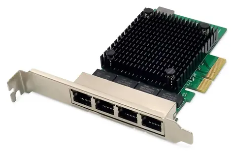 Digitus DN-10136 / Netzwerkadapter / PCIe x4 / 4X RJ-45 / 2,5 Gbit/s / RTL8125B