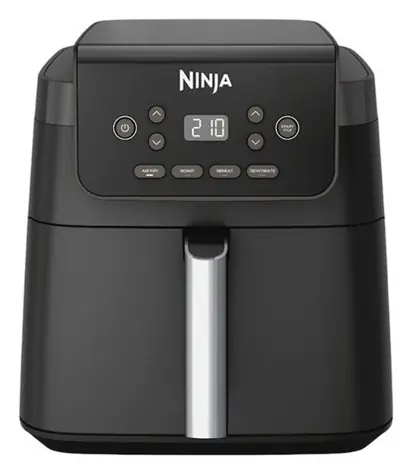 Ninja AF170EU schwarz / Heißluftfritteuse / 2000 W / 6,2 l / 40-240 °C
