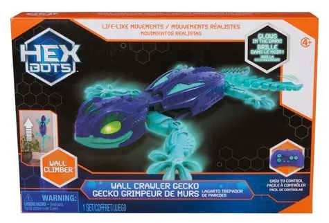 Spin Master Hex Bots RC Gecko-Kletterwand / leuchtet im Dunkeln / ab 4 Jahren