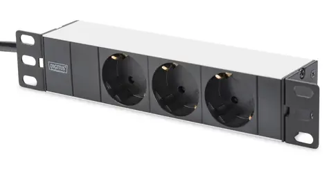 Digitus 10" Set 1 hellgrau / Wandmontage-Rack / 6 HE / Breite 254 mm / Tragfähigkeit 30 kg / IP20