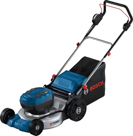 BOSCH GRA 18V2-46 / Akku-Rasenmäher / 36 V / Schnittbreite 46 cm / Grasfangkorb 60 l / Schnitthöhe 30-70 mm