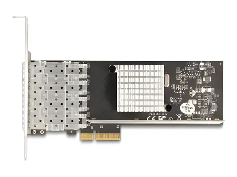 DeLock PCI Express x4 / Netzwerkkarte / 4X SFP Gigabit LAN / Intel i350