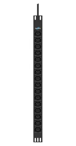 PowerWalker PHB21 schwarz / PDU / 16x C13 / IEC C20 Eingang / 0U vertikal