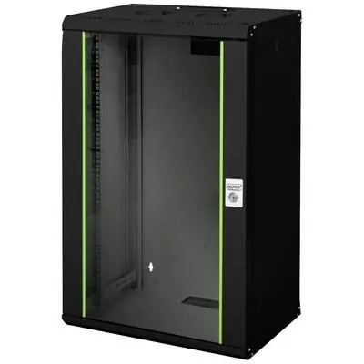 Digitus Unique DN-19 20-U-JZ schwarz / Wandschrank / 20 HE / 19" / Tiefe 45 cm