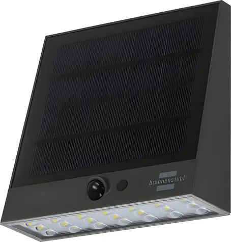Brennenstuhl SOL 1000 Plana / Solar-Wandleuchte / LED / Außenbereich