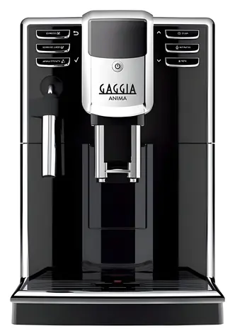 Gaggia Anima R18760/01 schwarz / Kaffeevollautomat / LCD-Display / 1850 W / Edelstahl und ABS