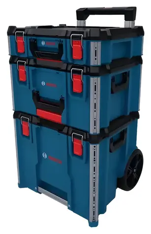 BOSCH L-BOXX Handwerkerset 3 / Werkzeugkoffer-Set / 3-teilig / IP65 / max. 198 kg / 530 x 559 x 936 mm