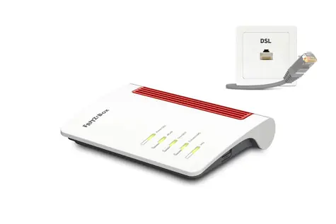 AVM FRITZ! Box 7530 AX / Router / Wi-Fi 6 / VDSL2 / ADSL2+ / 4X LAN / USB