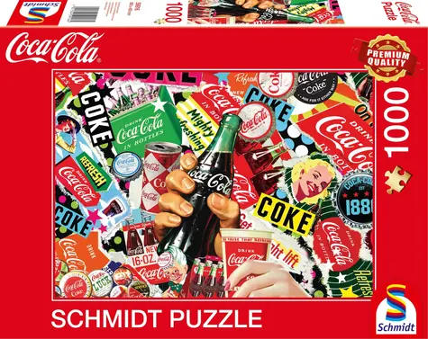 Schmidt Puzzle Coca-Cola ist es! / 1000 Teile / ab 12 Jahren