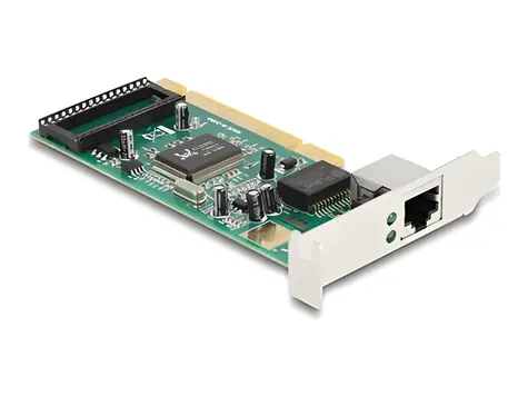 DeLock PCI-Karte 1x Gigabit LAN RJ45 / Netzwerkkarte / Realtek RTL8169 / 10/100/1000 Mbit/s / Low Profile