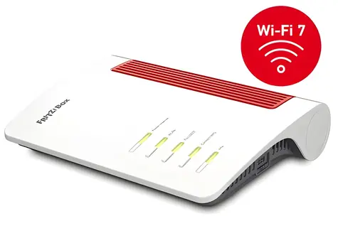 AVM FRITZ! Box 4690 / WLAN-Router / Wi-Fi 7 / 5760 Mbit/s / 4X LAN / USB 3.2