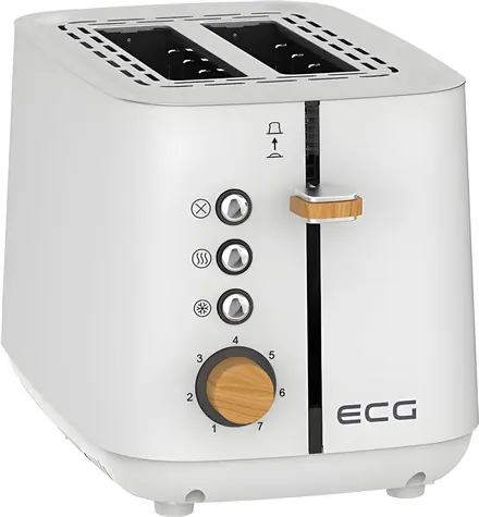 ECG ST 2768 Timber White / Toaster