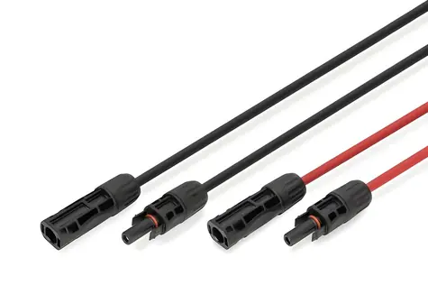 Digitus DK-SCEC66-0100 / Solar-Verlängerungskabel / 2 x 10 m / MC4 / 6 mm / 1500 V DC
